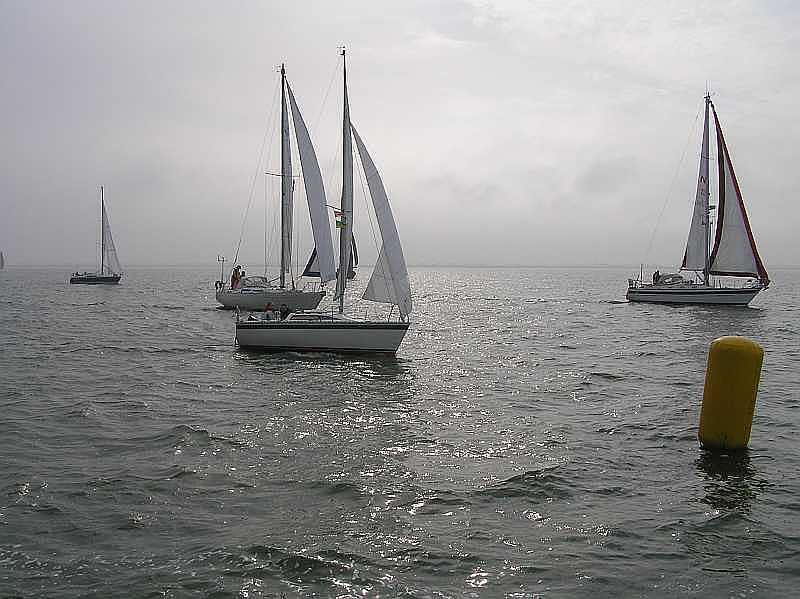 de startlijn lag er al klaar voor